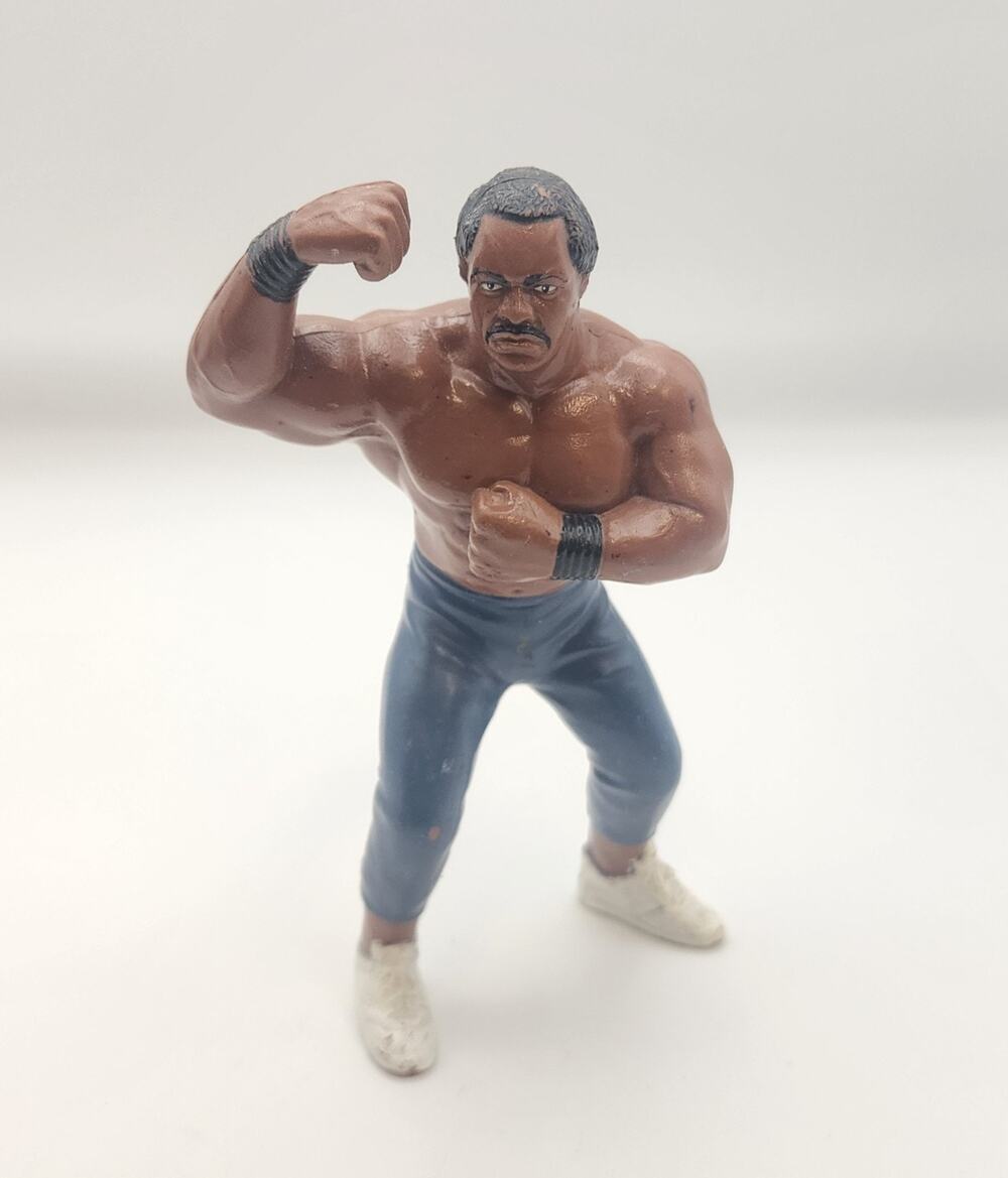 Vintage 1990 Galoob WWF WCW Ron Simmons Action Figure 4.5" Original Faarooq